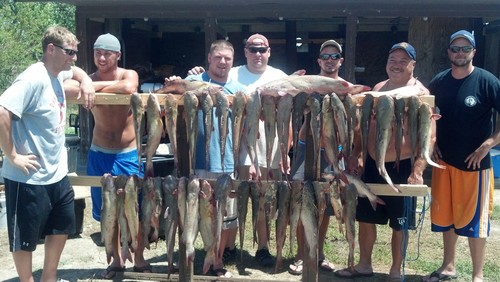Still smoking catfish