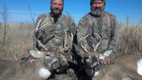 Working Hard for Kansas Whitetail Bucks
