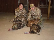Past turkey hunters at Rader Lodge.