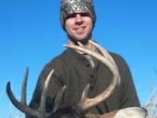 Sean from wisconsin takes a nice buck first day of the hunt.