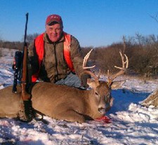 Wild Bill 2011 Whitetail at Rader Lodge around Glen Elder Kansas.