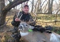 Martin and his cattle chute buck